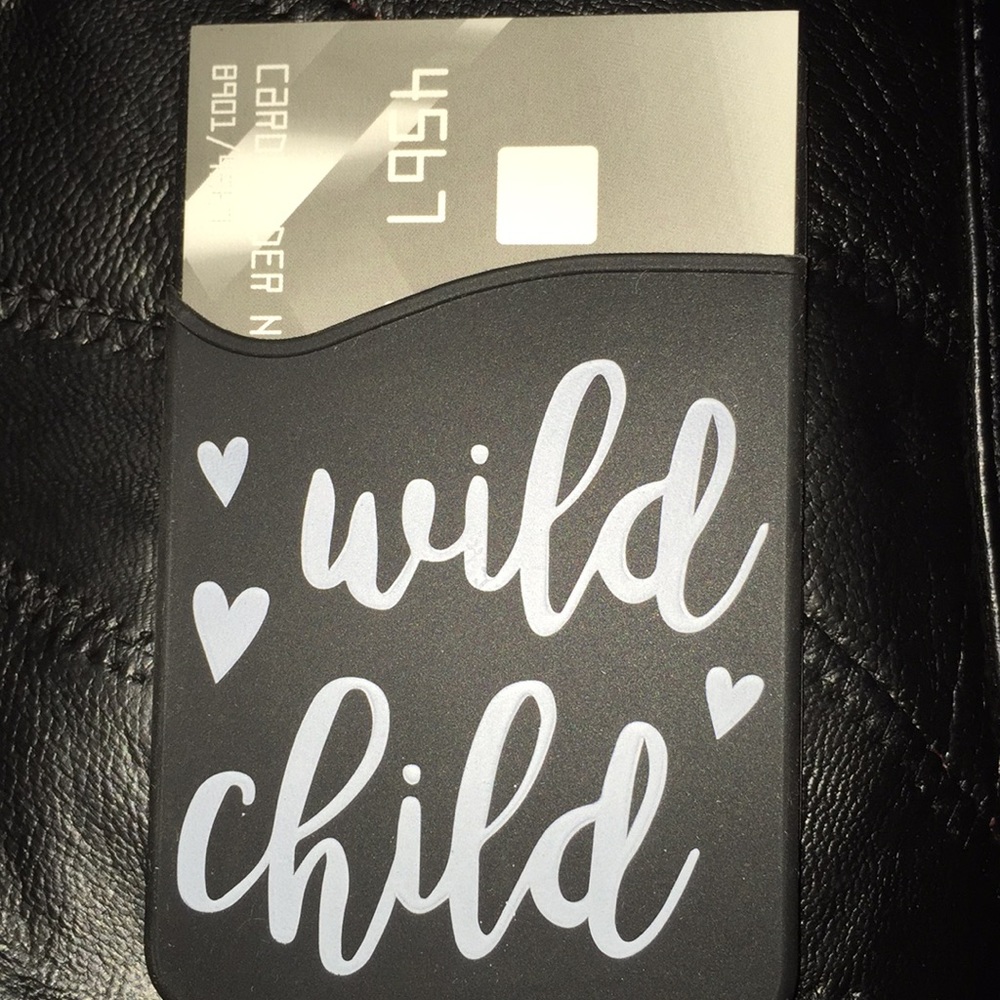 Stick on Card holder for your cell phone!